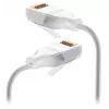 Netwerkkabel Ubiquiti UACC-Cable-Patch-EL-C6A-12M-W RJ-45 Cat6a 12m transparant wit