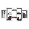 Zwevend plank Top e Shop BILBAO 7.0 BI – wandgemonteerde spaanplaat, wit