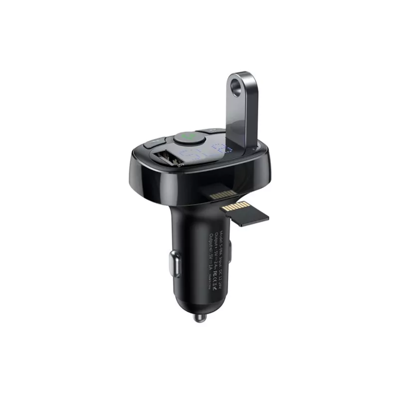 FM-transmitter Baseus SUP0004410 87,5–108 MHz Bluetooth USB zwart