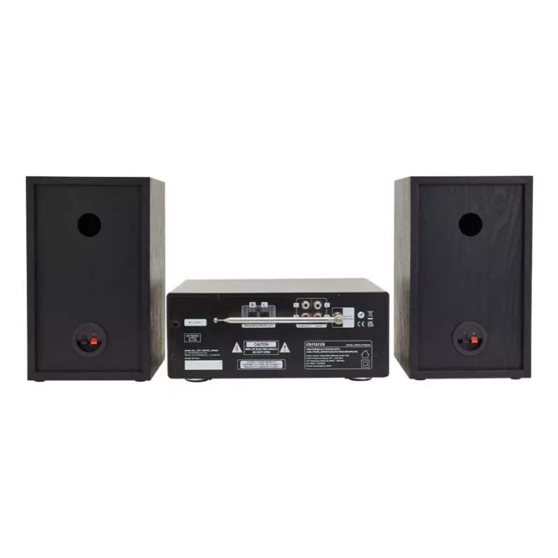 Home-audio-microsysteem Aiwa MSBTU-700DAB — 25 W RMS, DAB+/FM, Bluetooth 10 m, cd-lade, LED-display, zwart/arctisch blauw