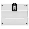 Qoltec driefasige bidirectionele elektronische meter | DIN-rail energieverbruiksmeter | 400V | 100A | LCD | 4P