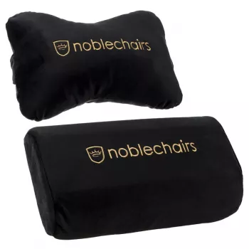 noblechairs kussenset voor EPIC/ICON/HERO/LEGEND – zwart/goud