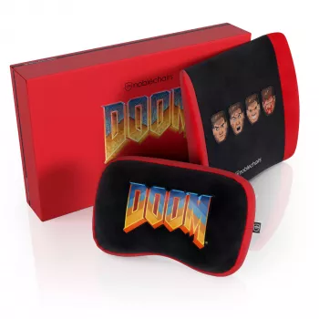 Memory foam kussenset noblechairs DOOM Retro Edition — ergonomische kussens voor gaming- en bureaustoelen