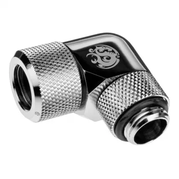 Slang voor computer-vloeistofkoelsysteem BitsPower BP-E90RMLA12 — messing, 12 mm diameter, zilver