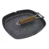 Grillpan JATA GMA28 Kilimanjaro vierkant zwart