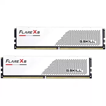 DIMM 64 GB DDR5-6000 (2x 32 GB) dual-kit, werkgeheugen wit, F5-6000J3636F32GX2-FX5W, Flare X5, INTEL XMP, AMD EXPO