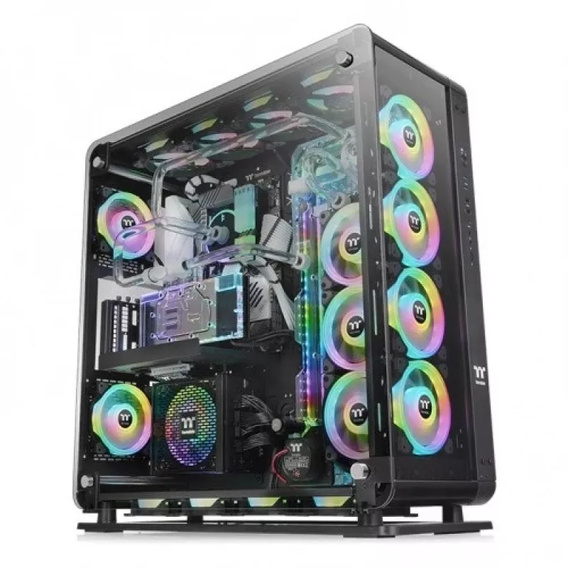 PC-behuizing Thermaltake Core P8 TG Full Tower zwart