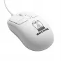 Bedrade ambidextreuze computermuis ManMachine Mighty muis 5, USB Type-A, 5 toetsen, wit