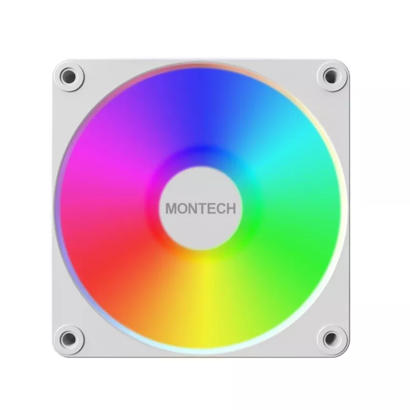 Montech GF120R V2 ARGB computerbehuizing-ventilatormodule 12 cm wit 1 st.