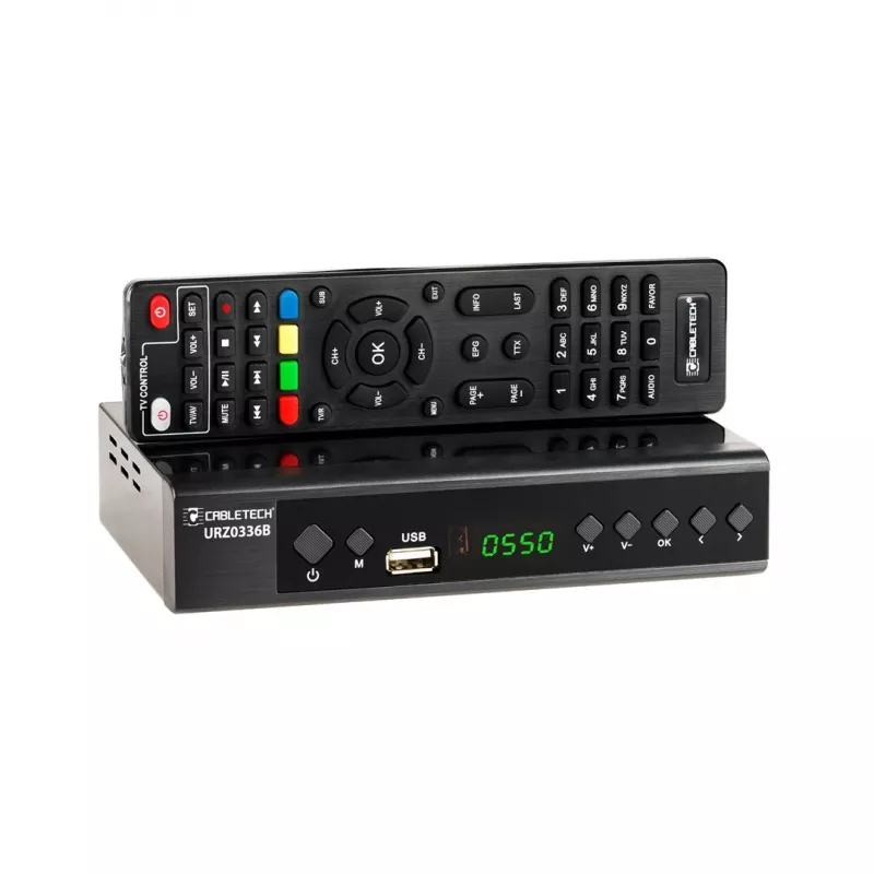 Cabletech URZ0336C DVB-T2-tuner / decoder, H.265 HEVC