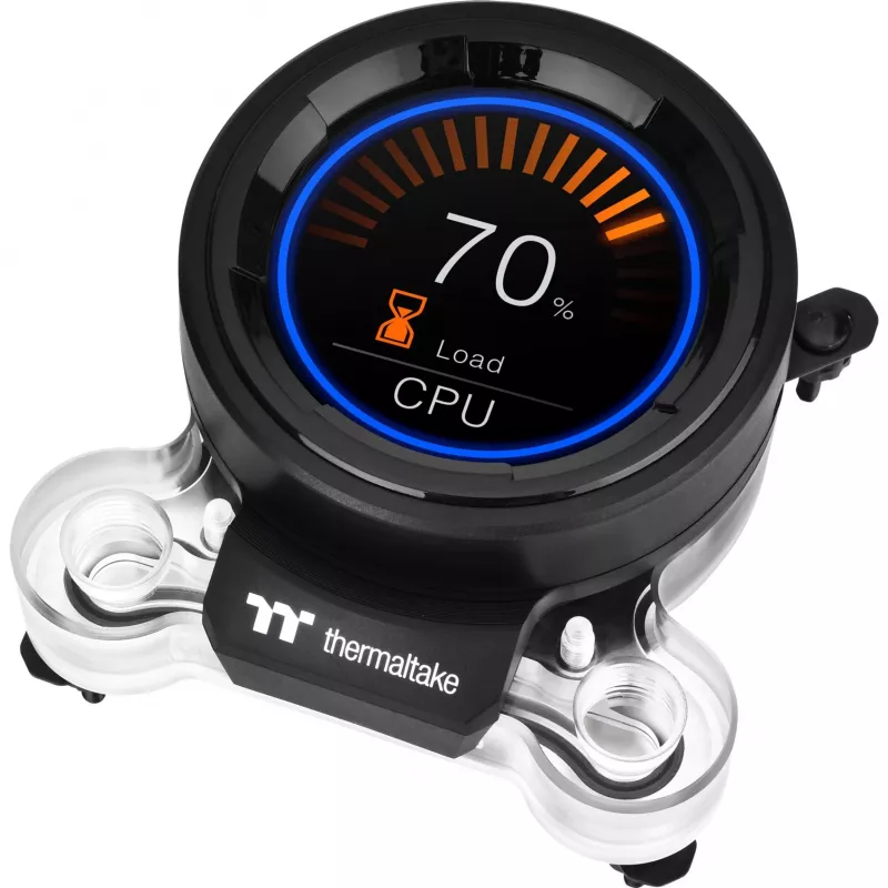 Waterkoeling Pacific MX2 Ultra CPU-waterblok, koper, 2,1-inch-LCD-temperatuursensor