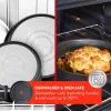 TEFAL Pannenset, 4-delig | L7649453 Ingenio Ultimate | 16/18/20 cm | aluminium | zwart
