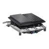 Steba RC 4 Plus Deluxe Chrome raclettegrill, roestvrij staal/zwart