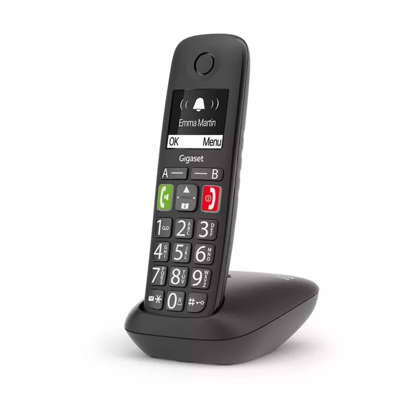 Gigaset E290 draadloze telefoon, zwart