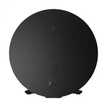 Draadloze desktop-/mast-router Telekom 40824613 — dualband 2,4/5 GHz, Wi‑Fi 6 (802.11ax), gigabit-ethernet, interne antennes, zwart
