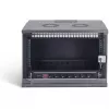 DIGITUS SOHO Pro DN-49203-SET 19" 7U netwerkset voor wandmontage met accessoires, 540 x 400 mm, zwart