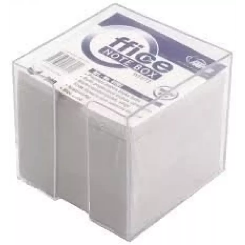 Notitieblokjes Forpus, 9x9 cm, wit, niet gelijmd, met deksel (800) 0716-005