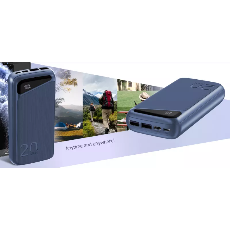 Draagbare powerbank Navitel PWR20 MX BLUE 20000 mAh