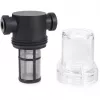Alphacool ES Big Inline deeltjesfilter 2x G1/4 IG, zwart/transparant (29145)