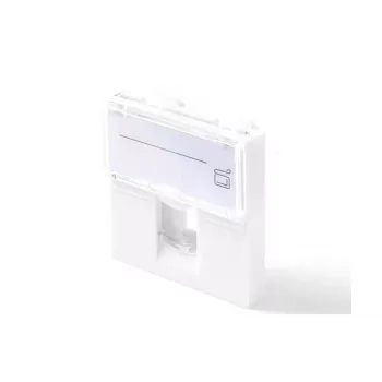 Wanddoos Lanview LKS835 45x45 mm 1-poorts ethernet