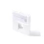 Wanddoos Lanview LKS835 45x45 mm 1-poorts ethernet