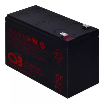 Verzegelde loodzuuraccu csb Battery HR1234WF2 12V 9Ah voor UPS en noodstroom