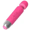 Clitoris-massageapparaat Erolab Wand-M MFN01r rosé roze — compacte massagestaf in toverstafstijl