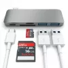 Satechi ST-TCUPM Type-C USB 3.0 3-in-1 combohub