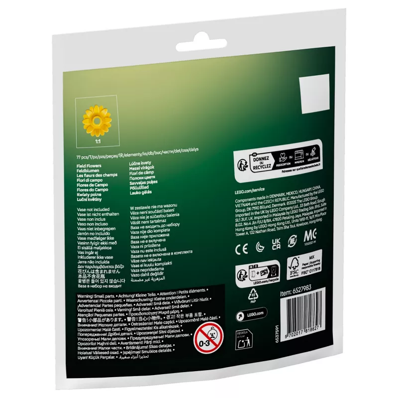 30701 Botanicals veldbloemen, constructiespeelgoed