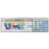 Toetsenbord Logickeyboard ALBA Universal USB AZERTY Frans zilver