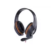 Gembird GHS-05-O bedrade gaming-headset, on-ear, 3,5 mm, volumeregeling, 20-20000 Hz, 32 Ohm, 2 m kabel, zwart/oranje