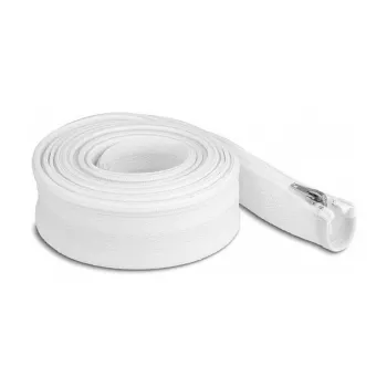 Gevlochten kous DeLOCK 20834 3 m x 30 mm wit