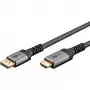 Goobay 65269 video-kabel-adapter 2 m DisplayPort HDMI grijs (65269)