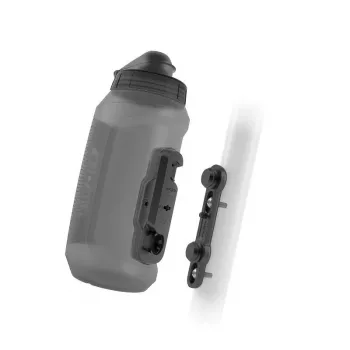 Fidlock Twist Bottle 750 Compact + Bike Base clear zwart