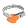 Butterfly-slangklem DeLOCK 400 SS 30 - 45 mm 5 stuks oranje