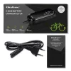 E-bike-oplader QOLTEC 50332 — 36V/42V uitgang, 2A, 5,5×2,1 mm stekker