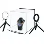 Fotobox met ringlicht-kit, 30x30x30 cm
