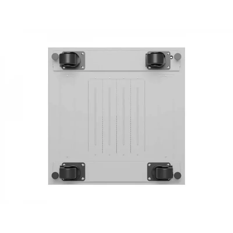 LANBERG 19 inch 32U staande serverrackkast 600×600 mm grijs met geperforeerde deuren en LCD (flat pack)