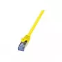 Netwerkkabel LogiLink Cat6a S/FTP RJ-45 2m geel
