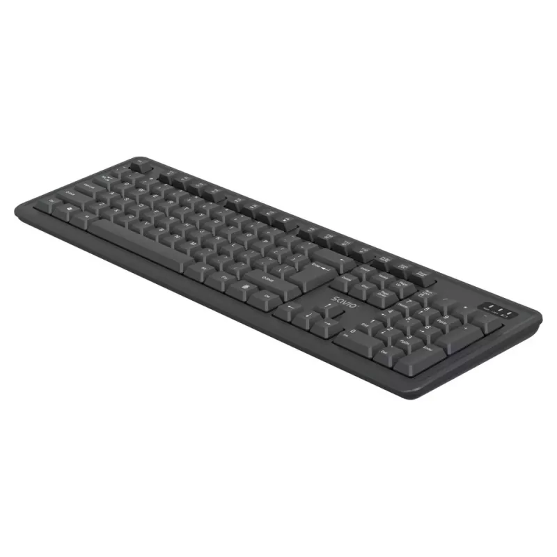 Savio KB-03 toetsenbord muis inbegrepen home/office USB QWERTY US Engels zwart