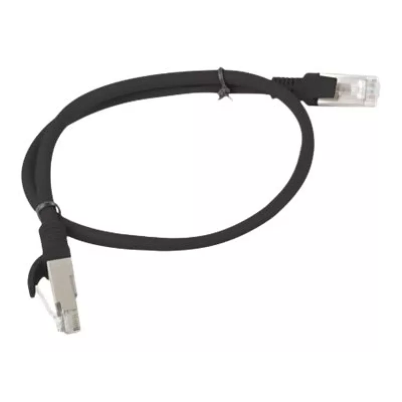 LANBERG PCU6-10CC-0050-BK patchkabel RJ45 Cat. 6 UTP 0,5 m zwart