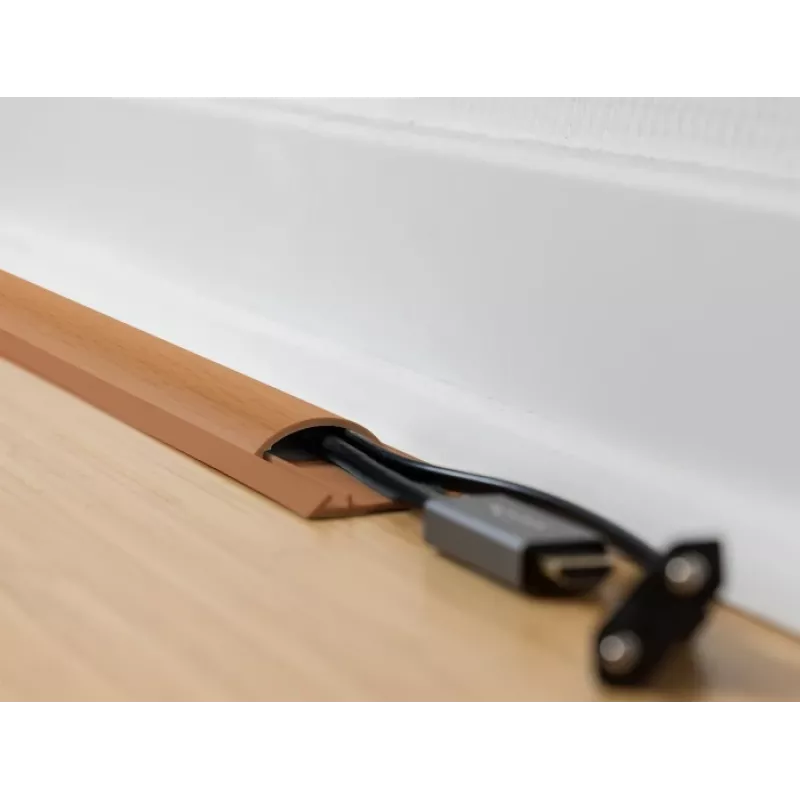Kabelgoot DeLOCK 20731 zelfklevend 50 x 13 mm houtlook