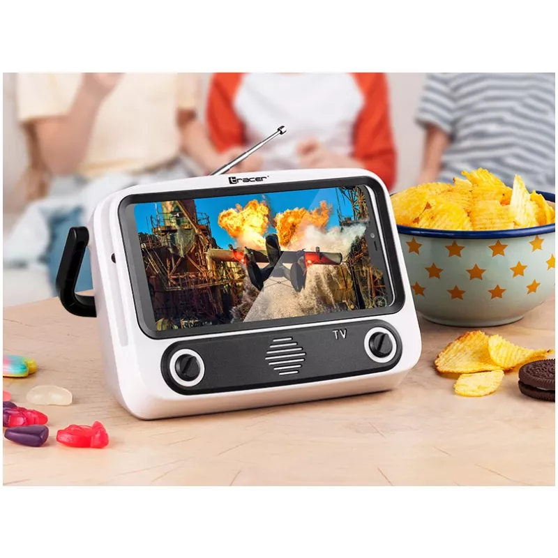 Mobiele standaard TRACER T-MLX48046 met Bluetooth-luidspreker, verstelbare telefoon-/tablethouder
