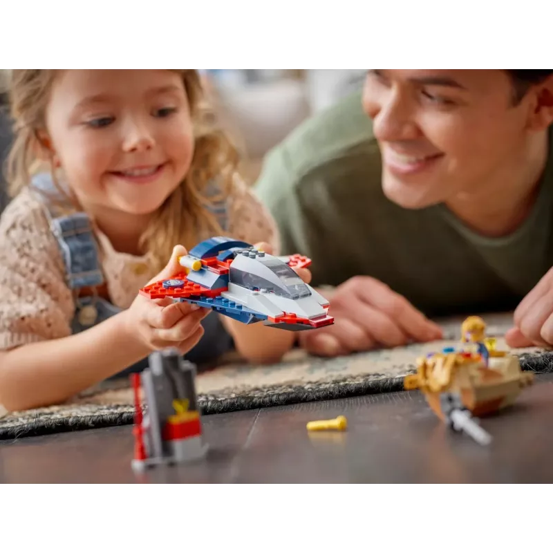 Bouwset LEGO Marvel Super Heroes Captain America Thanos 76319 — 107 onderdelen, 2 minifiguren, leeftijd 4+