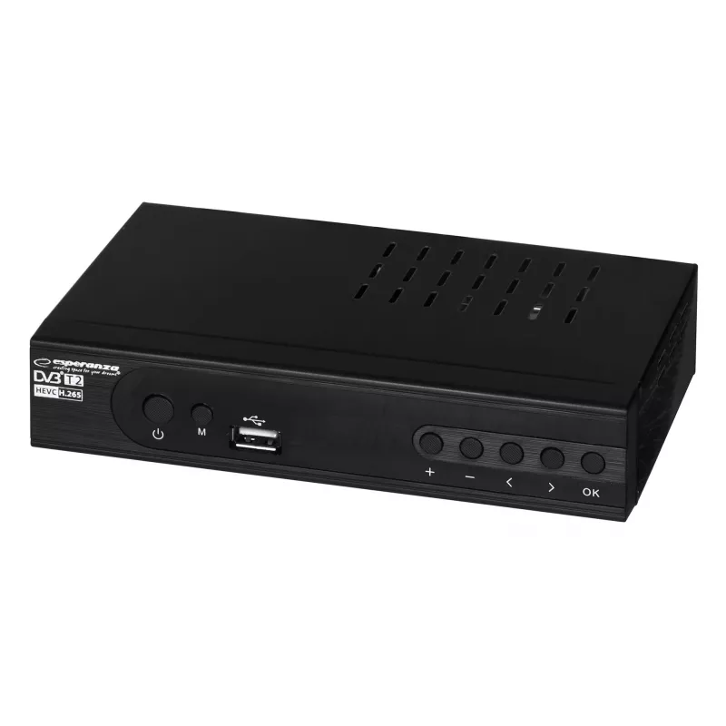 Decoder Tuner TV DVB-T2 Hevc H.265 kabel HDMI
