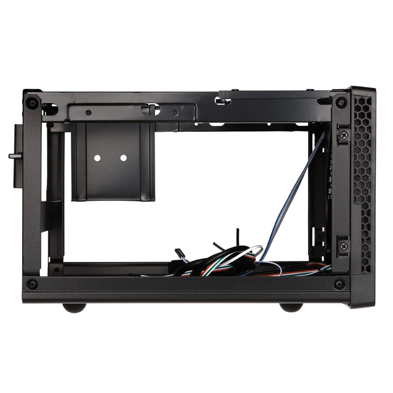 SilverStone SUGO 13 - Desktop - Mini-DTX - zonder voeding (AT / PS/2) - zwart - USB/audio (SST-SG13B-Q)
