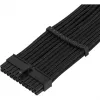 SilverStone PP07E - stroomverlengkabel - ATX, 24-polig (W) naar ATX, 24-polig (M) - 30 cm - zwart