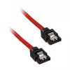 Corsair CC-8900254 Premium Sleeved SATA-kabel, SATA (M) naar SATA (M), 60 cm, rood (2 stuks)