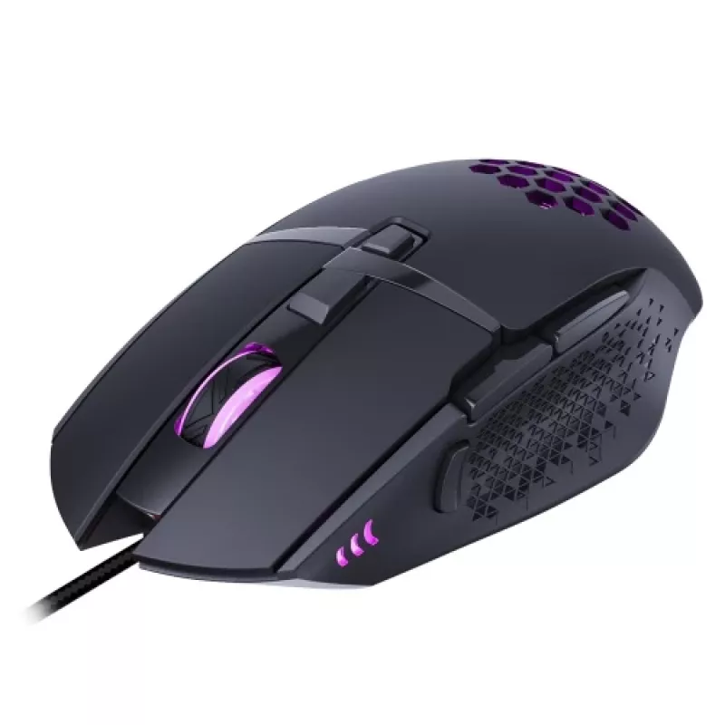 Lumi Legend WM03G-16 bekabelde muis, USB Type-A, optisch, 7200 DPI, Juoda
