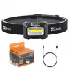 Libox LB0107 zaklamp zwarte hoofdbandlamp LED